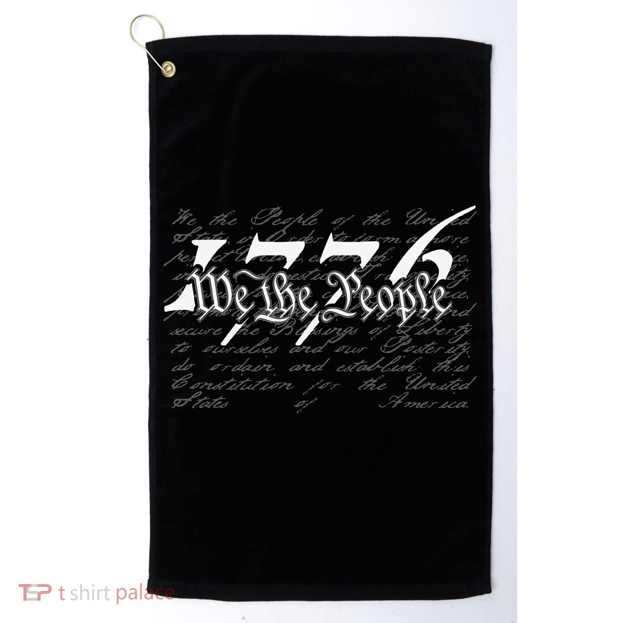 Preamble To the US Constitution 1776 We The People Golf Towel