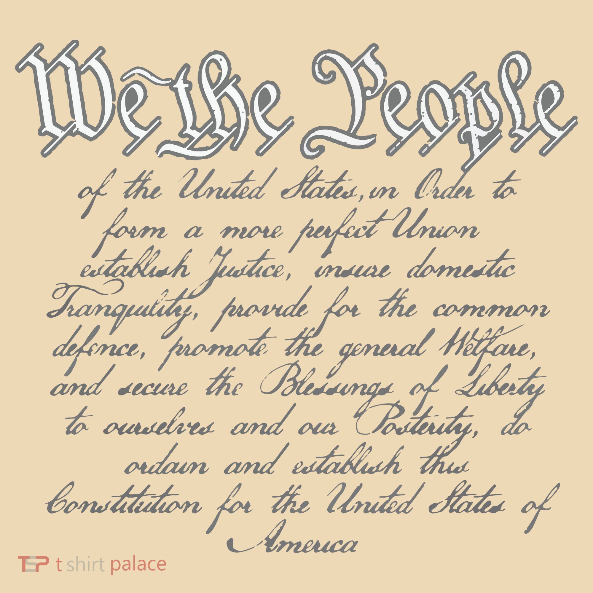 Preamble To The US Constitution 4th Of July We The People Women's Tank Top