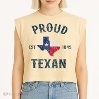 Proud Texan Texas Pride Garment-Dyed Women's Muscle Tee thumb 2