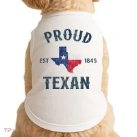 Proud Texan Texas Pride Doggie Tank thumb 0