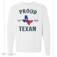 Proud Texan Texas Pride Comfort Colors Heavyweight Long Sleeve T-Shirt thumb 0