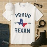 Proud Texan Texas Pride Tall T-Shirt thumb 3