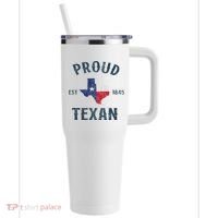 Proud Texan Texas Pride 40oz Vacuum Insulated Stainless Steel Travel Tumbler thumb 0
