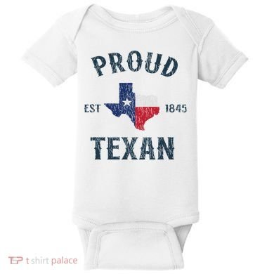 Proud Texan Texas Pride Baby Bodysuit