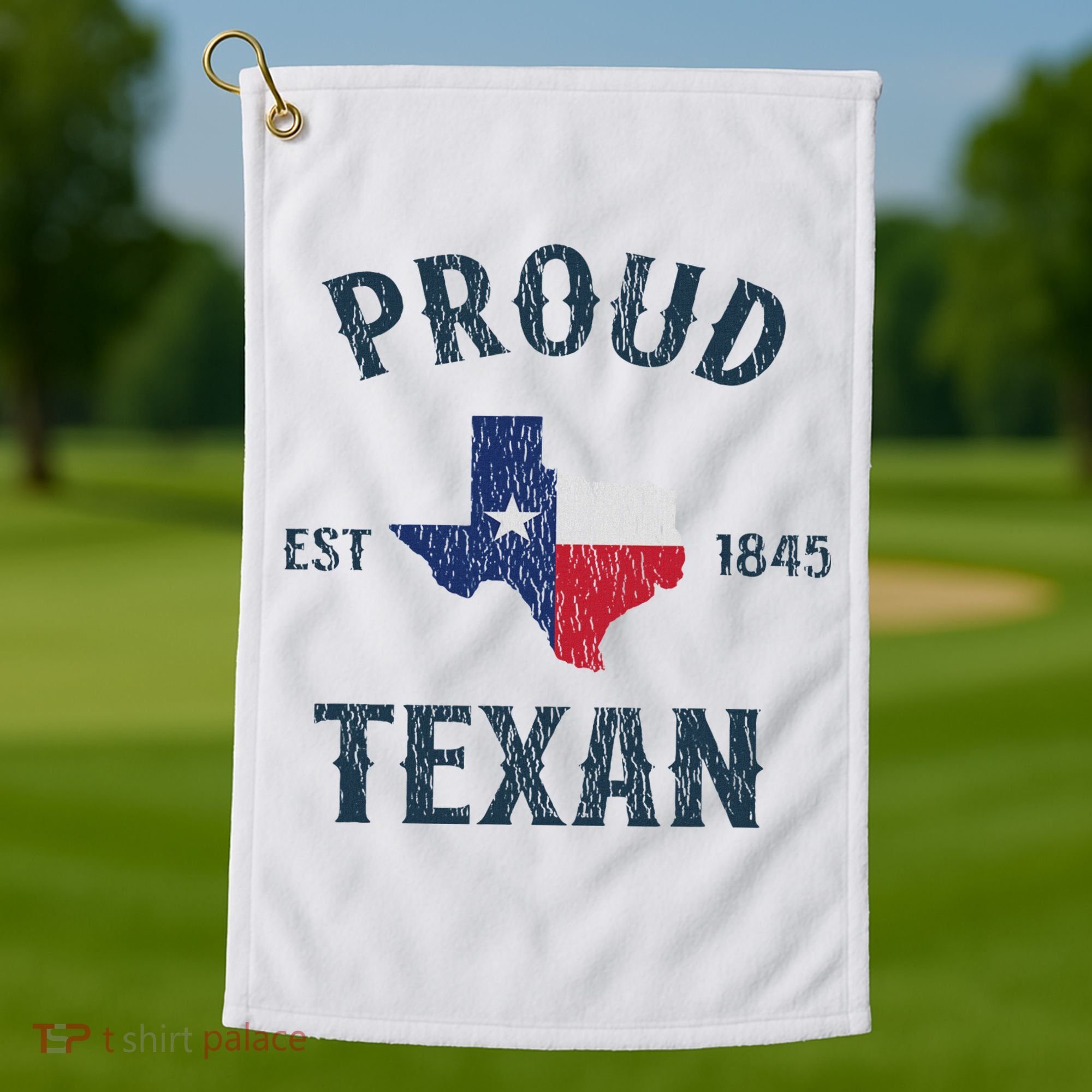 Proud Texan Texas Pride Golf Towel