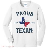 Proud Texan Texas Pride Kids Long Sleeve Shirt thumb 0