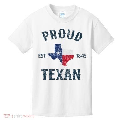 Proud Texan Texas Pride Kids T-Shirt