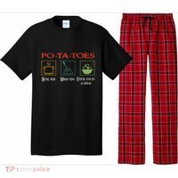 Po Ta Toes Taters Boil Em Em Stick Em In A Stew Pajama Set thumb 0
