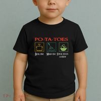 Po Ta Toes Taters Boil Em Em Stick Em In A Stew Toddler T-Shirt thumb 2