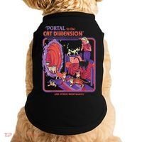 Portal To The Cat Dimension Halloween Doggie Tank thumb 0