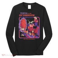 Portal To The Cat Dimension Halloween Long Sleeve Shirt thumb 0