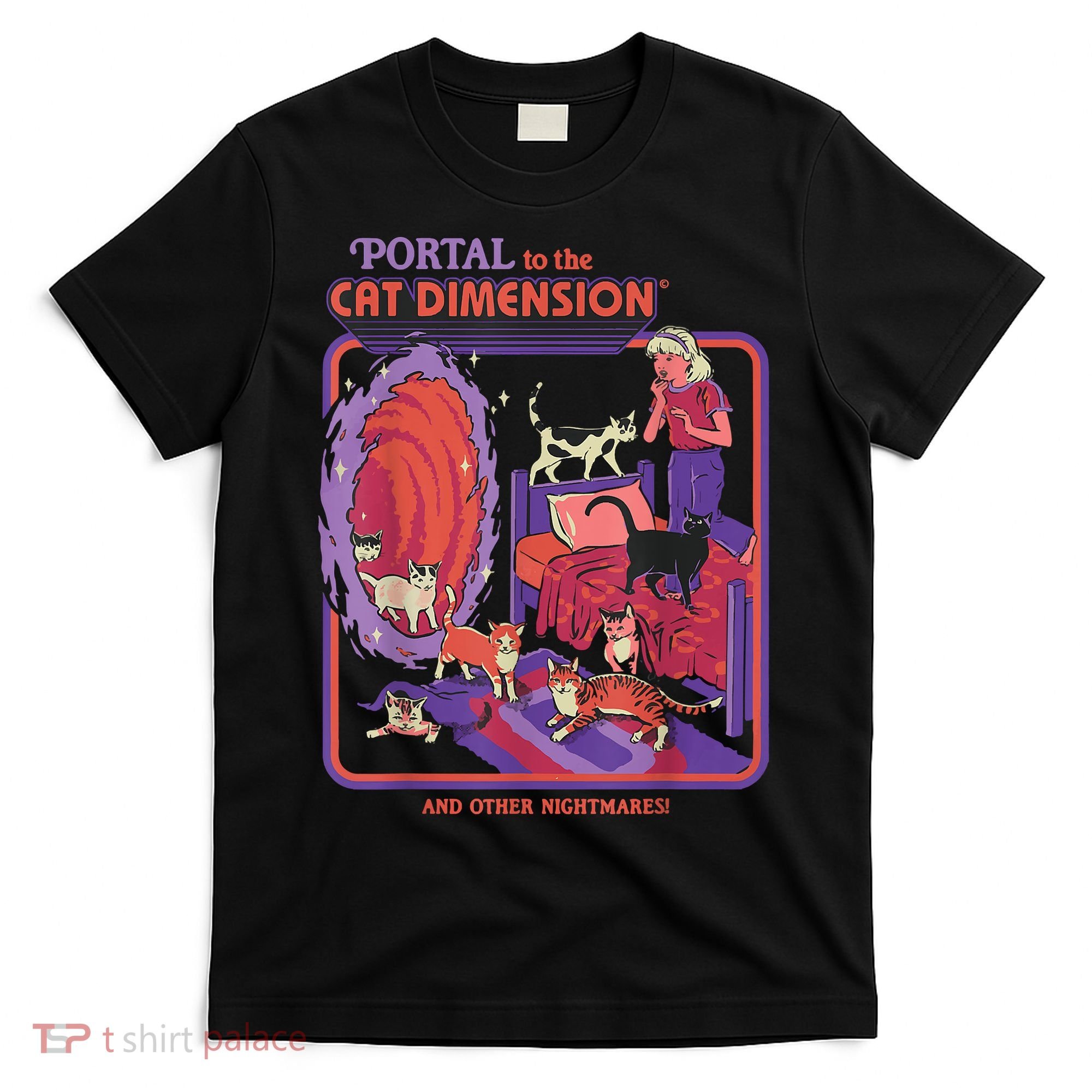 Portal To The Cat Dimension Halloween T-Shirt