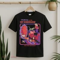 Portal To The Cat Dimension Halloween T-Shirt thumb 2