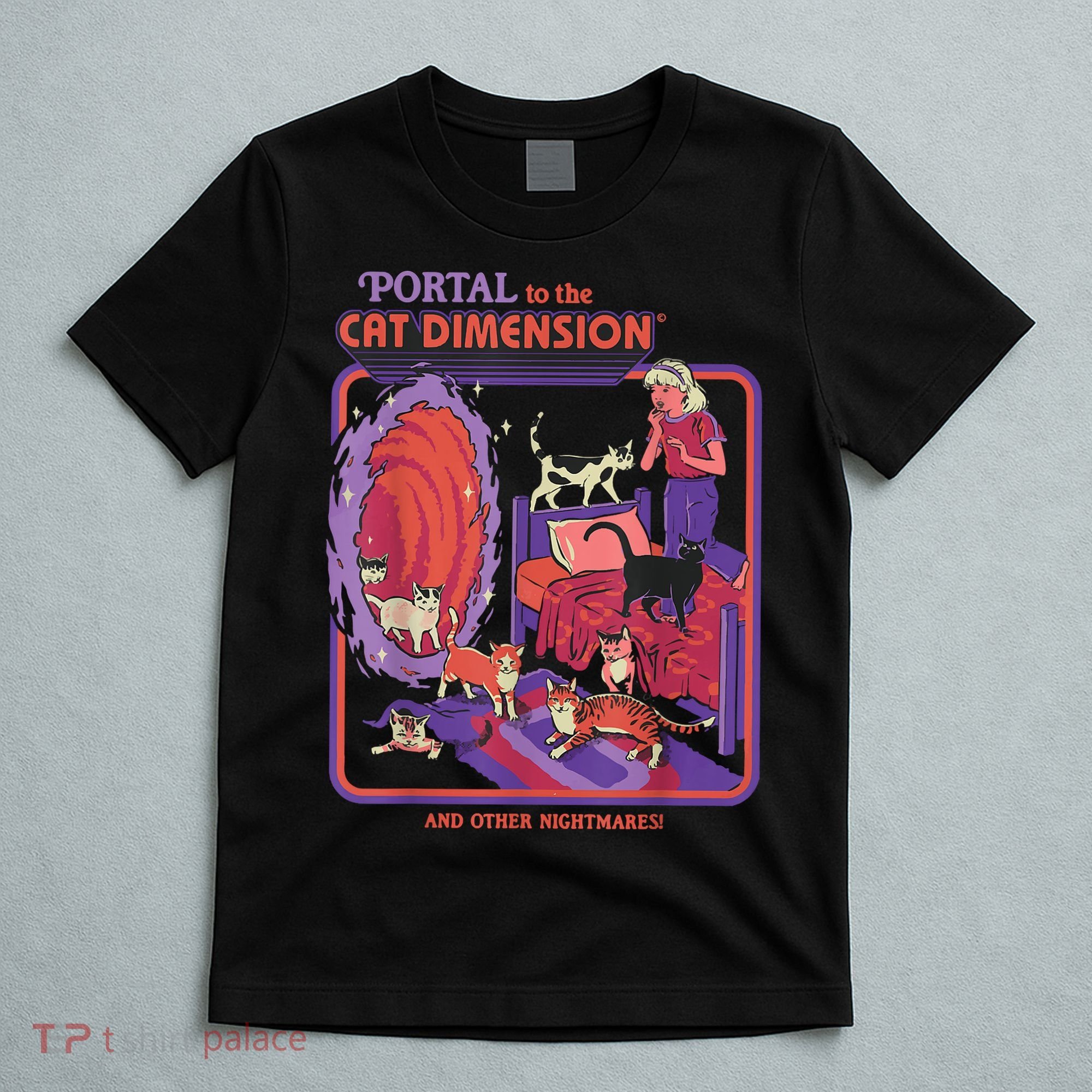 Portal To The Cat Dimension Halloween T-Shirt