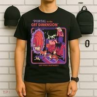 Portal To The Cat Dimension Halloween T-Shirt thumb 6