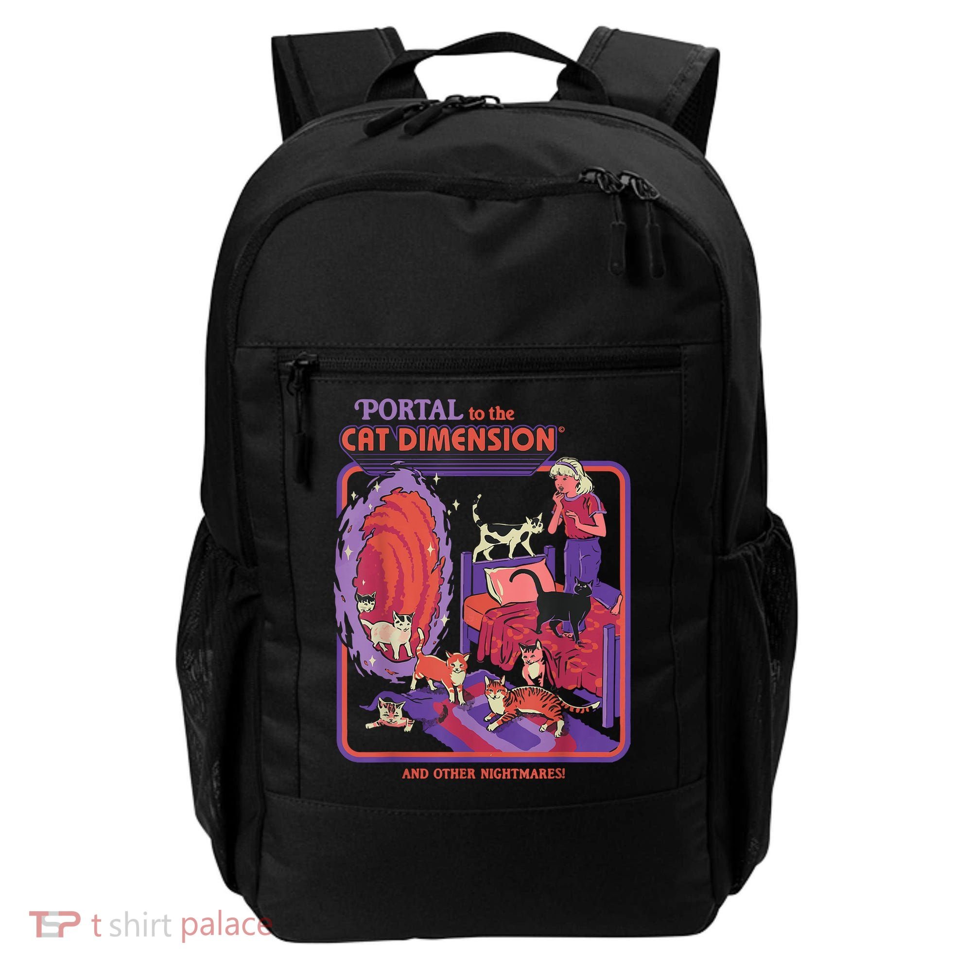 Portal To The Cat Dimension Halloween Backpack