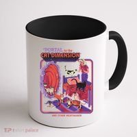 Portal To The Cat Dimension Halloween Coffee Mug thumb 1