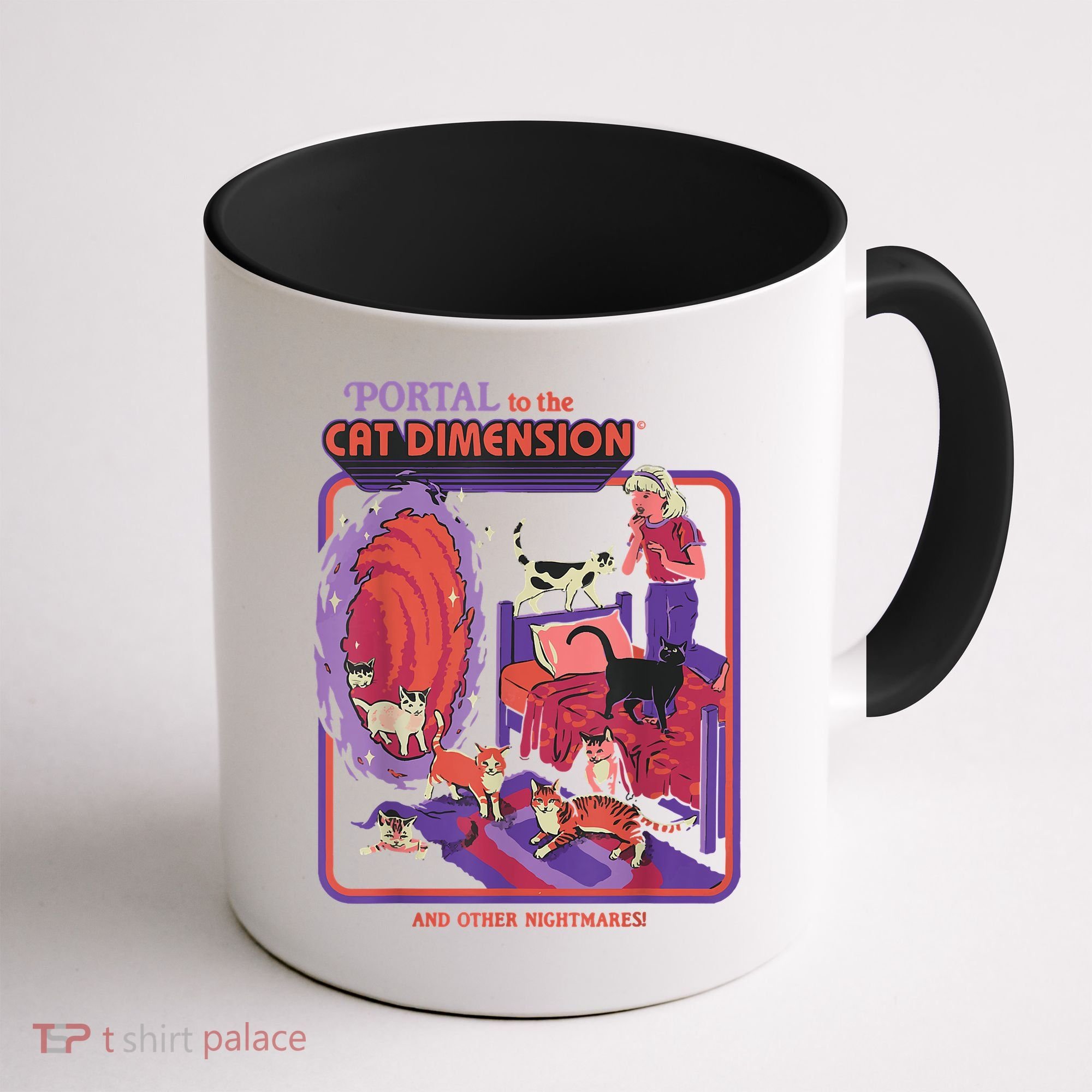 Portal To The Cat Dimension Halloween Coffee Mug