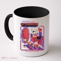 Portal To The Cat Dimension Halloween Coffee Mug thumb 0