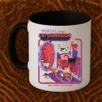 Portal To The Cat Dimension Halloween Coffee Mug thumb 2