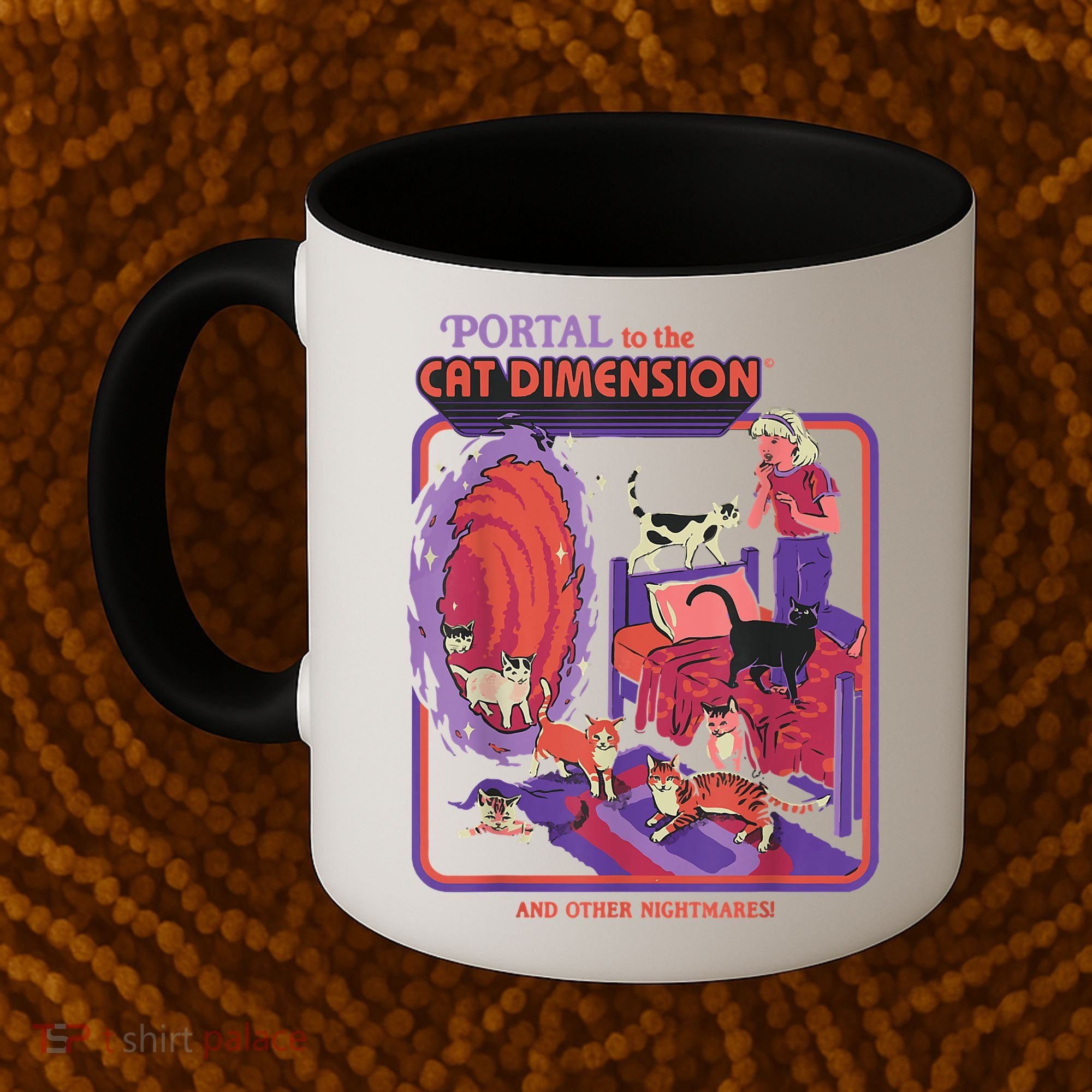 Portal To The Cat Dimension Halloween Coffee Mug