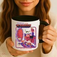 Portal To The Cat Dimension Halloween Coffee Mug thumb 3