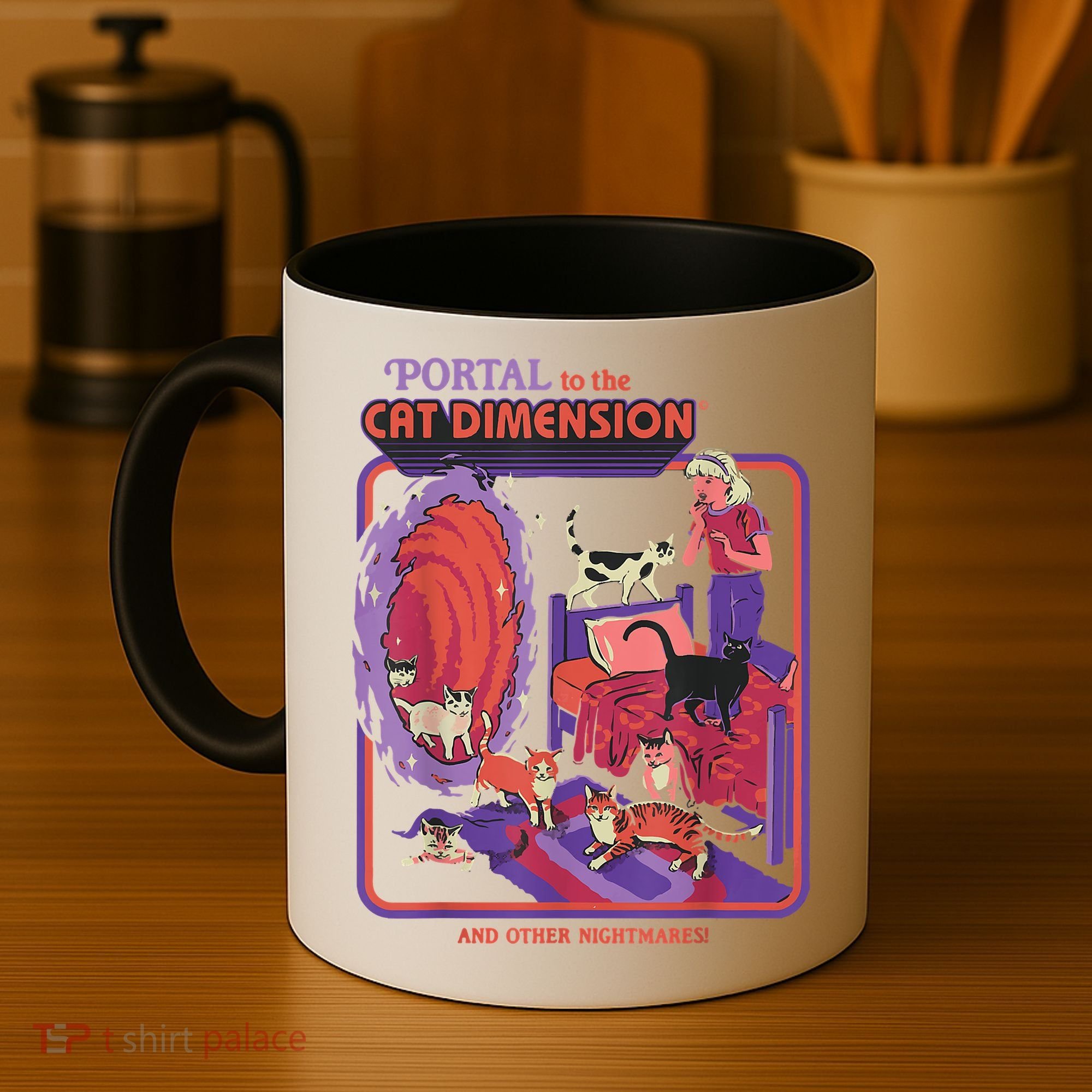 Portal To The Cat Dimension Halloween Coffee Mug