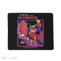 Portal To The Cat Dimension Halloween Mousepad thumb 0