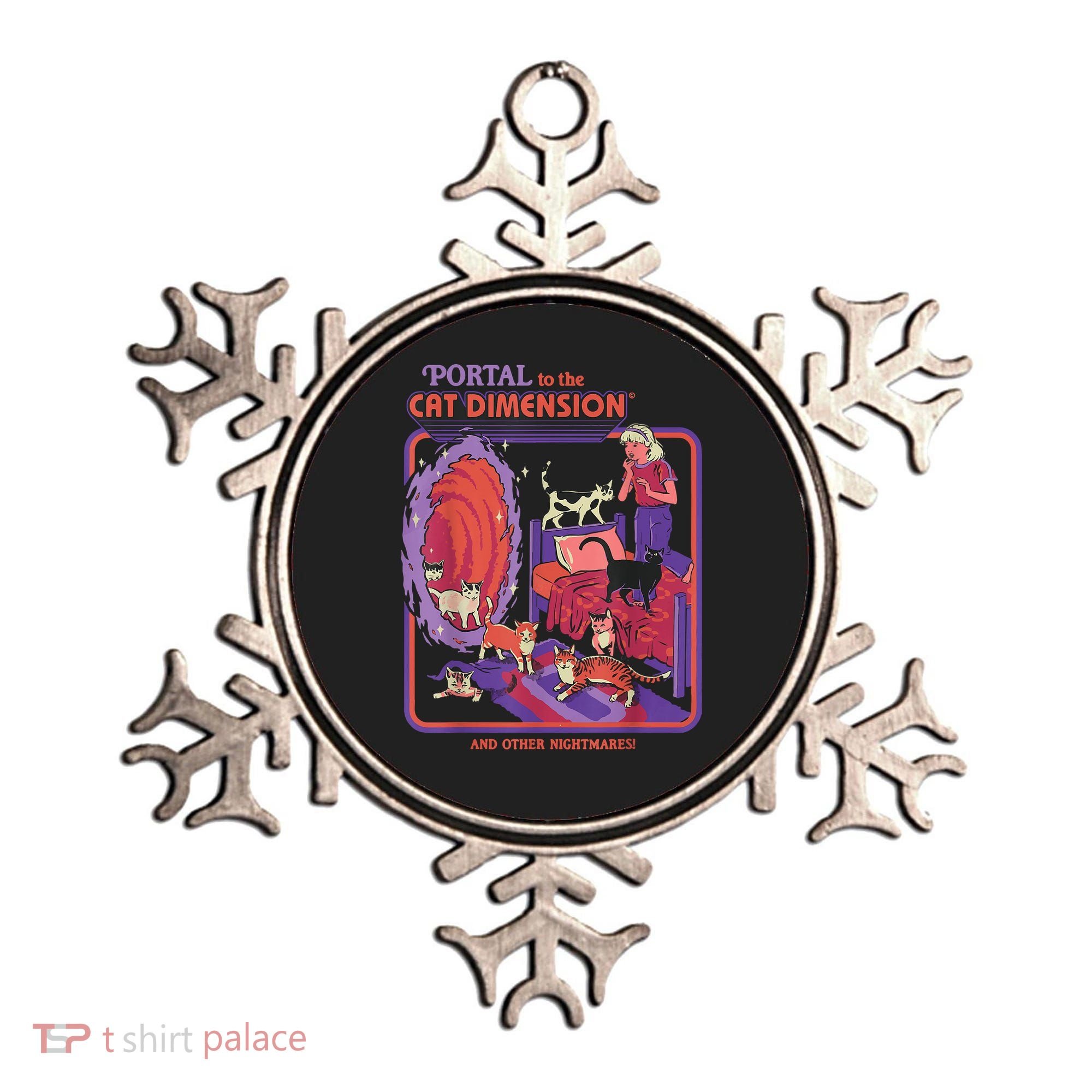 Portal To The Cat Dimension Halloween Ornament