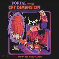 Portal To The Cat Dimension Halloween Women's Tank Top thumb 5