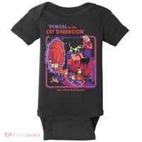 Portal To The Cat Dimension Halloween Baby Bodysuit thumb 0