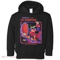 Portal To The Cat Dimension Halloween Toddler Hoodie thumb 0