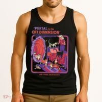 Portal To The Cat Dimension Halloween Tank Top thumb 3