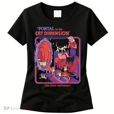 Portal To The Cat Dimension Halloween Women's T-Shirt