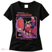Portal To The Cat Dimension Halloween Women's T-Shirt thumb 0