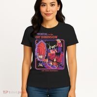 Portal To The Cat Dimension Halloween Women's T-Shirt thumb 4