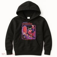 Portal To The Cat Dimension Halloween Kids Hoodie thumb 0