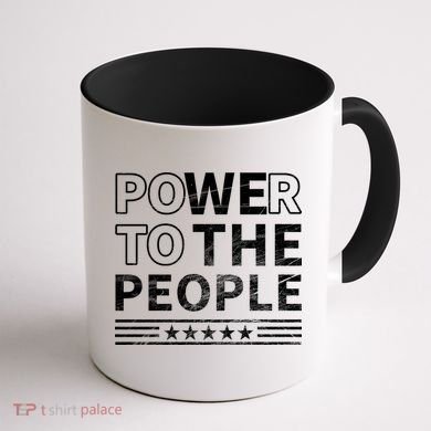 Power To The People Coffee Mug back