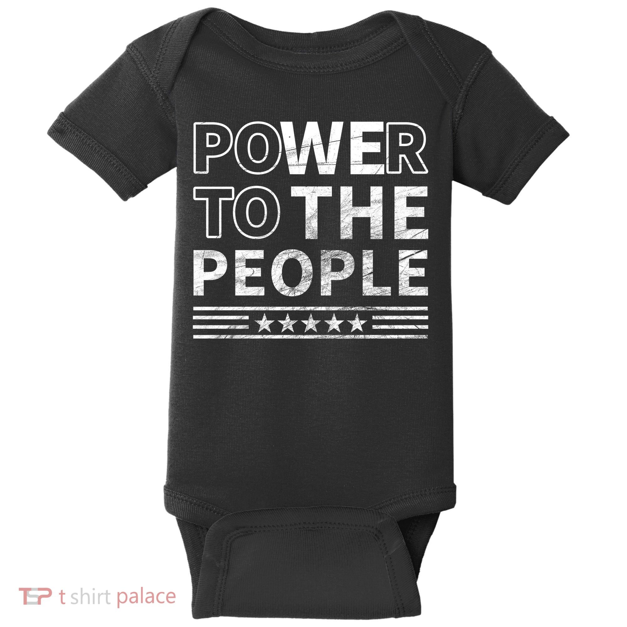 Power To The People Baby Bodysuit