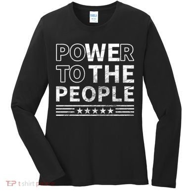 Power To The People Women's Long Sleeve Shirt