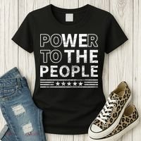 Power To The People Women's T-Shirt thumb 3