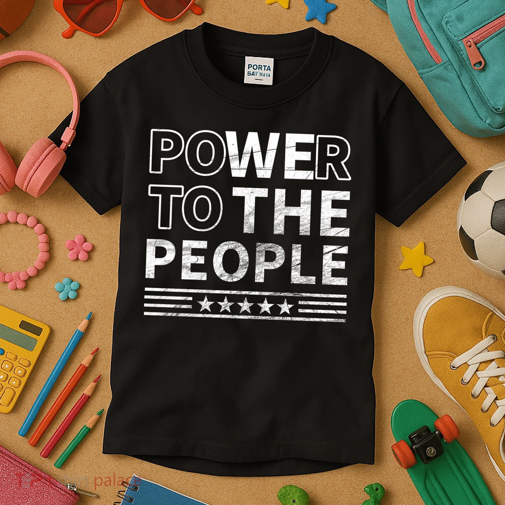Power To The People Kids T-Shirt