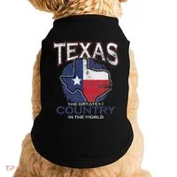 Proud Texan Texas Doggie Tank thumb 0