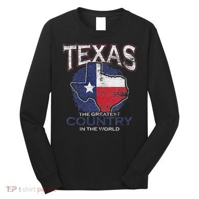 Proud Texan Texas Long Sleeve Shirt