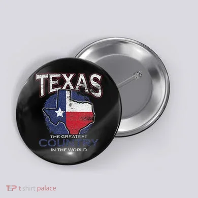 Proud Texan Texas Button