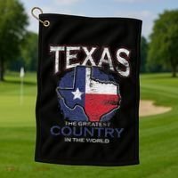 Proud Texan Texas Golf Towel thumb 1