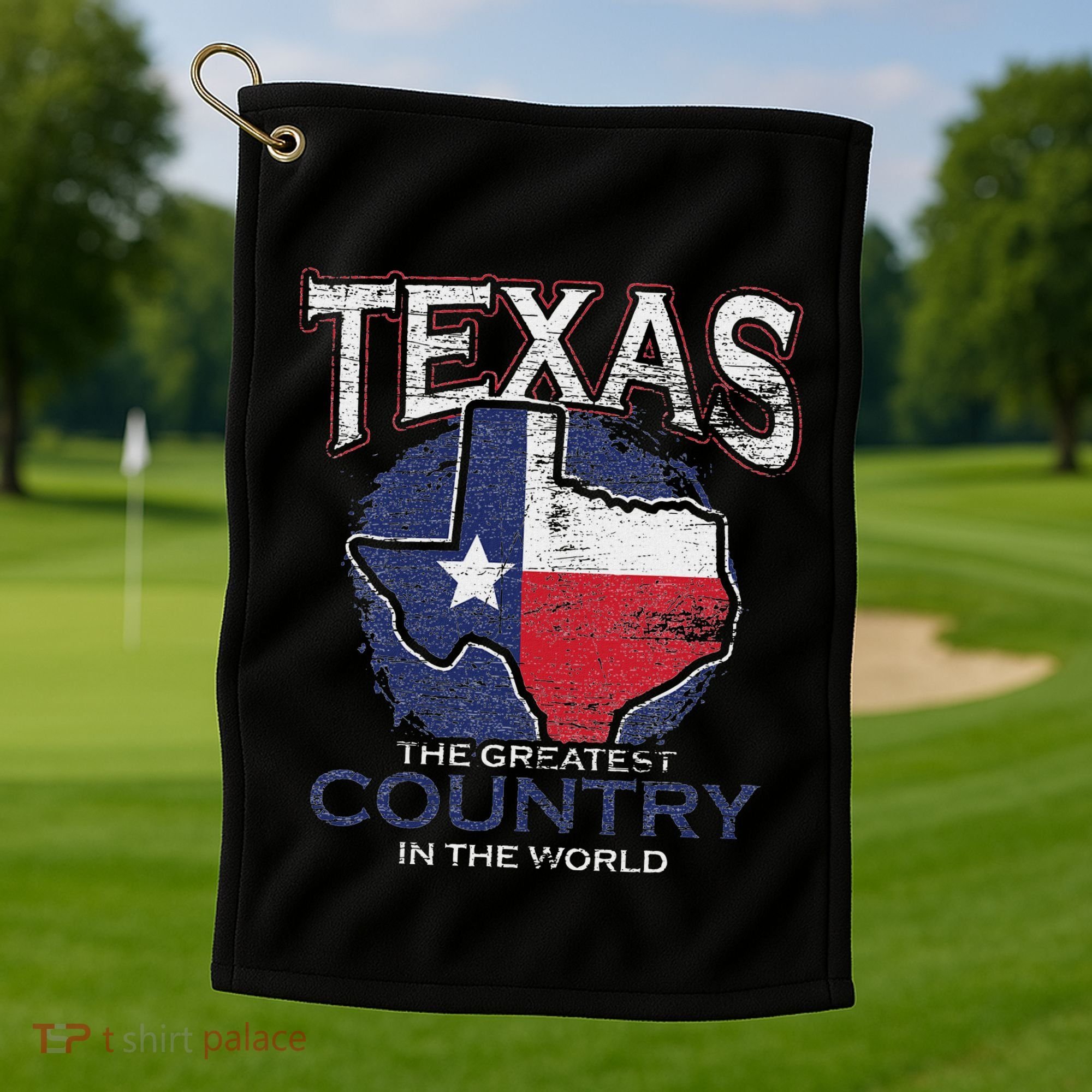 Proud Texan Texas Golf Towel