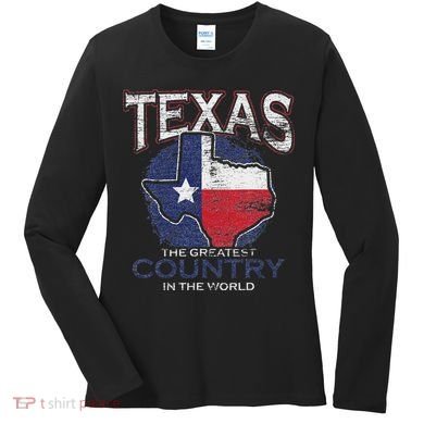 Proud Texan Texas Women's Long Sleeve Shirt
