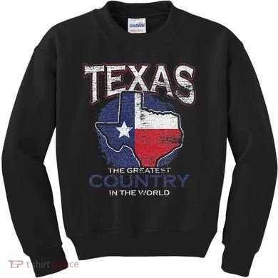 Proud Texan Texas Kids Sweatshirt