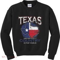 Proud Texan Texas Kids Sweatshirt thumb 0